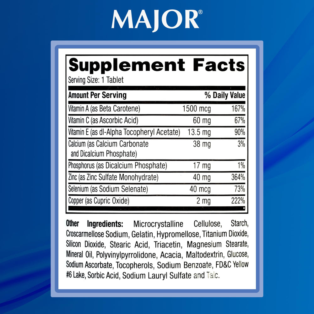 Product label showing 120 tablets