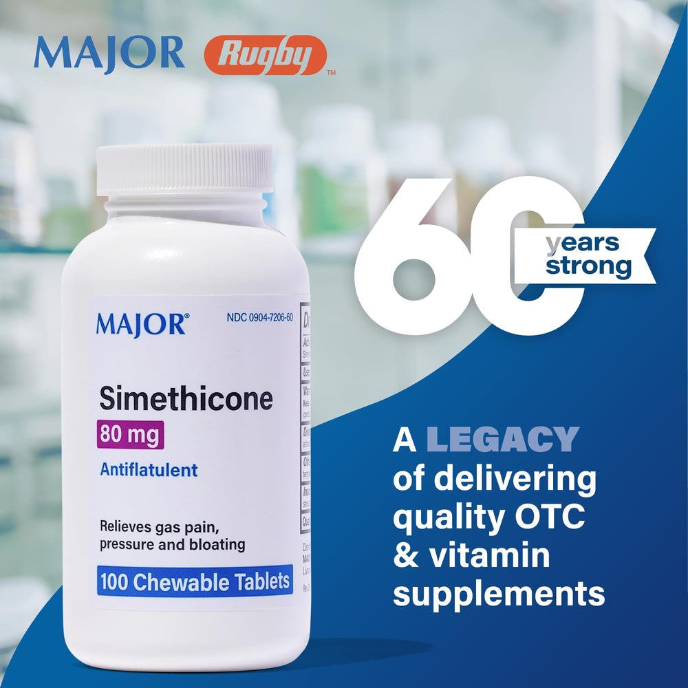 MAJOR gas relief tablets being chewed to relieve discomfort after meals