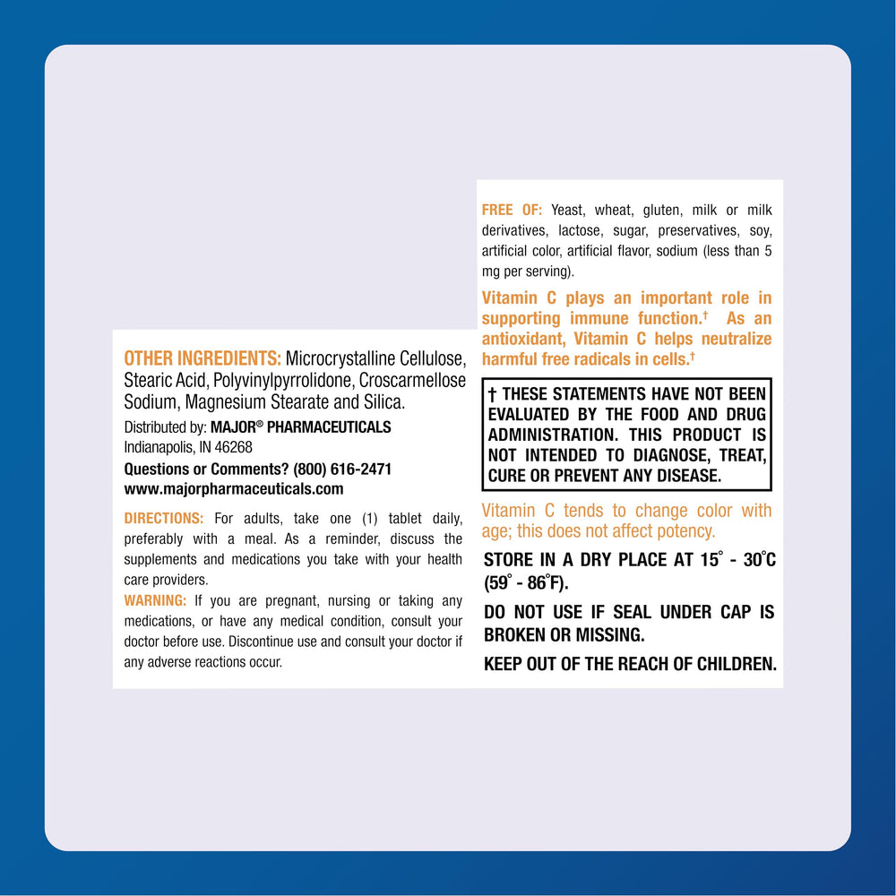 Adult taking one tablet daily with a meal