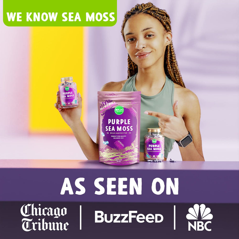 Packaging showing extra-strength purple minerals