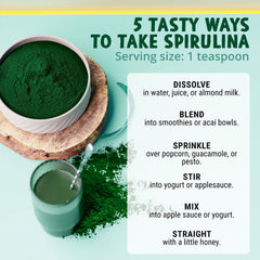 Ideas for using MAJU Spirulina Powder in smoothies and snacks