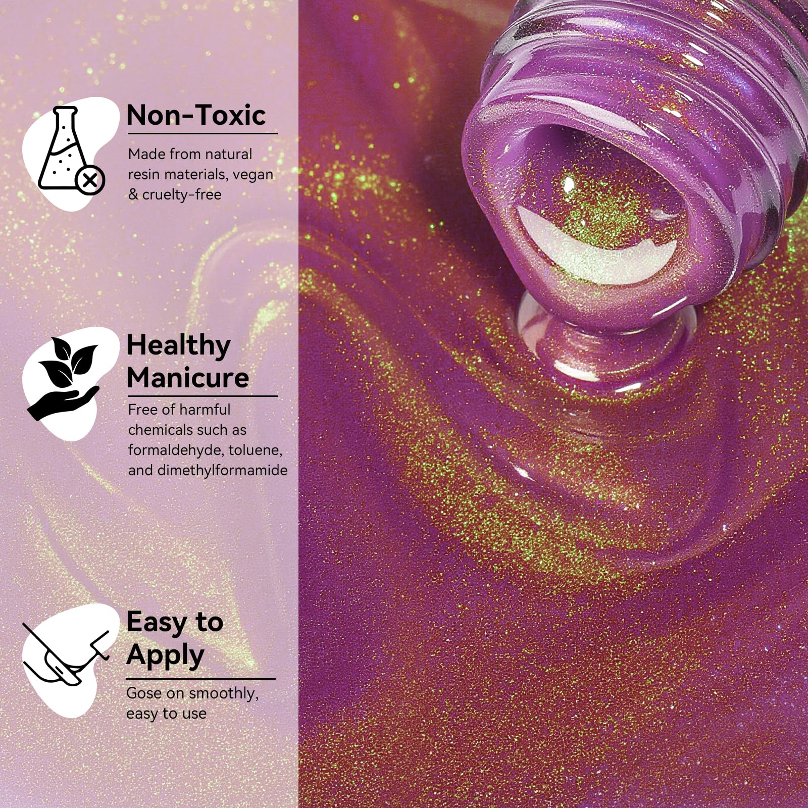 Makartt cat eye gel polish delivers extended wear and shine