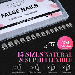 Makartt durable wear tips resist chipping for longer-lasting manicures.