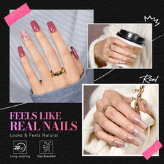 Makartt pre-etched clear nails enable quick application and precise, salon-ready nail art.