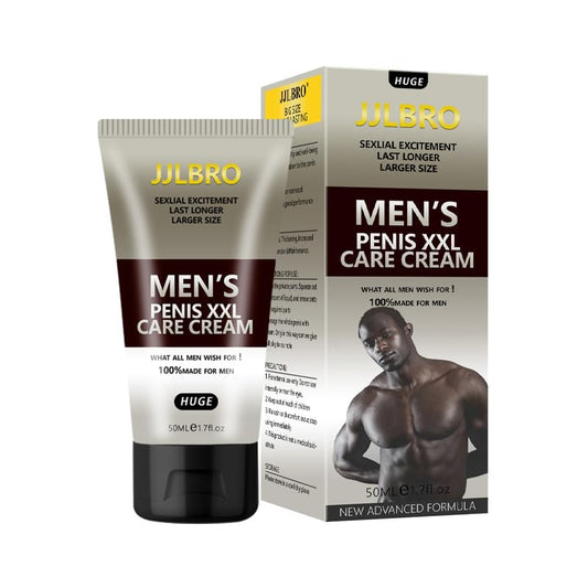 Male enhancement cream bottle and packaging