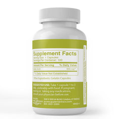 Close-up of Malic Acid capsules highlighting single-ingredient formula