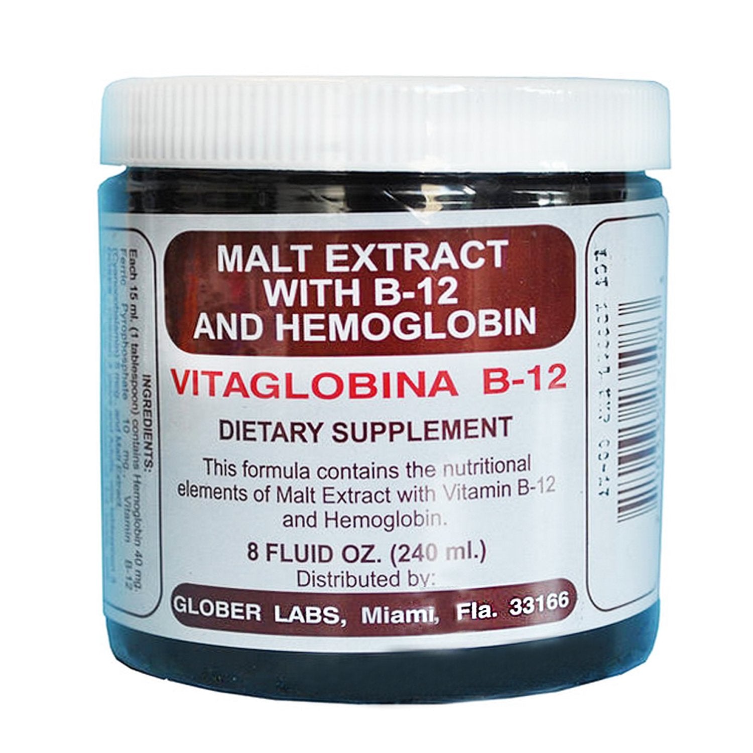 Serving suggestion: Malt Extract with Hemoglobin and Vitamin B-12