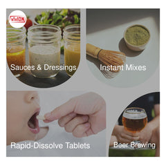 Rapid-dissolving maltodextrin powder for tablets and beverages