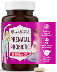 Mama Natural Prenatal Probiotics bottle front view