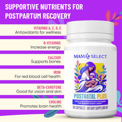 Mother and baby representing postpartum wellness.