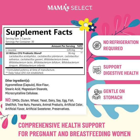 Prenatal probiotic capsules for pregnancy support