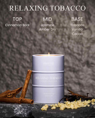 Close-up of lead-free cotton wick inside M&SENSE candle