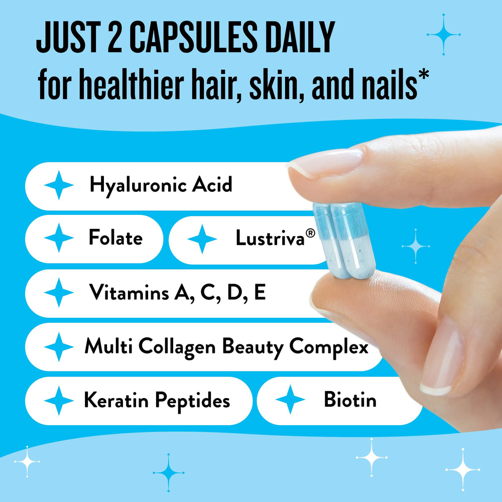 Hair strands showing thicker, fuller appearance