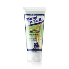 Mane 'n Tail Herbal Gro leave-in creme bottle pour for easy application and hydration