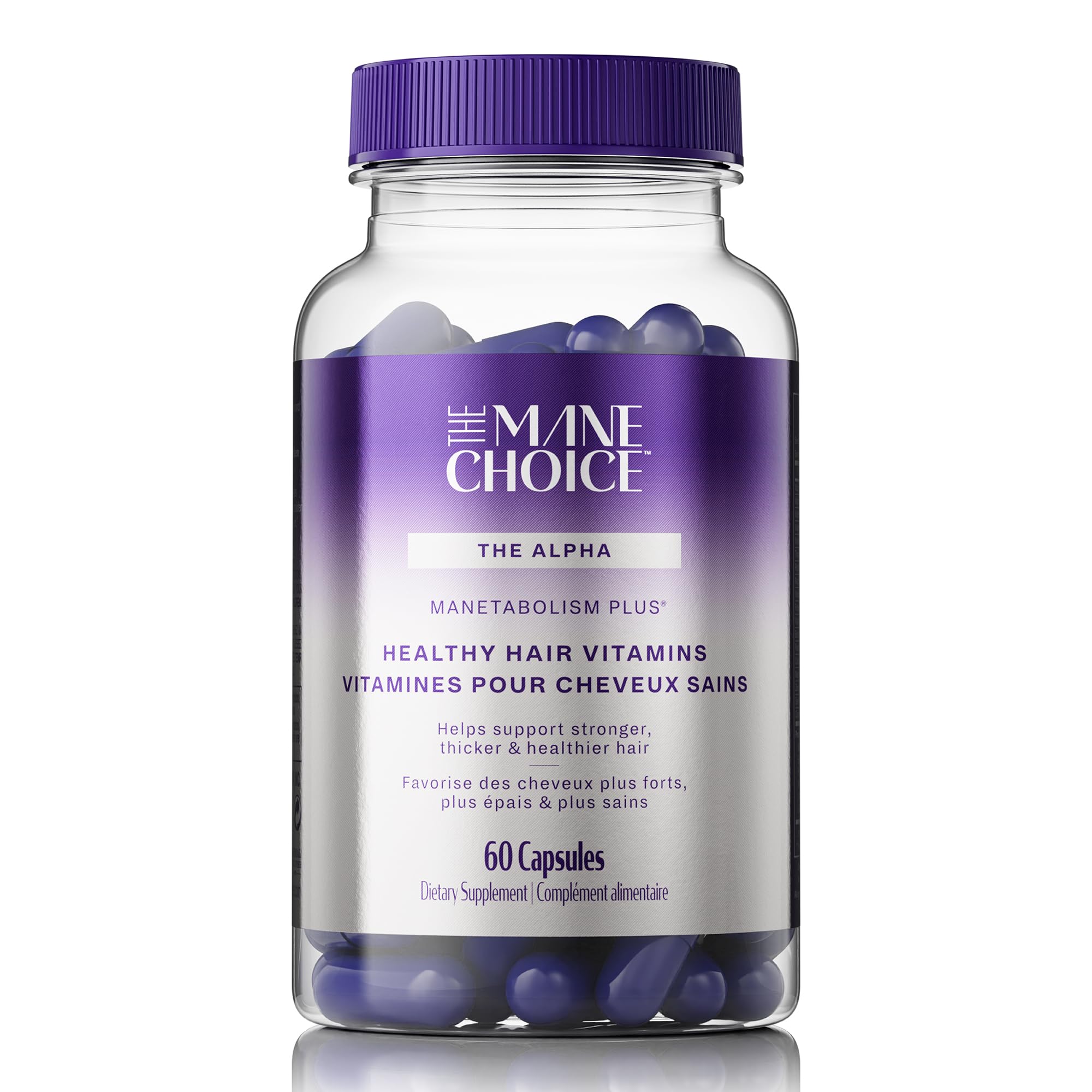Front view of Manetabolism Plus bottle