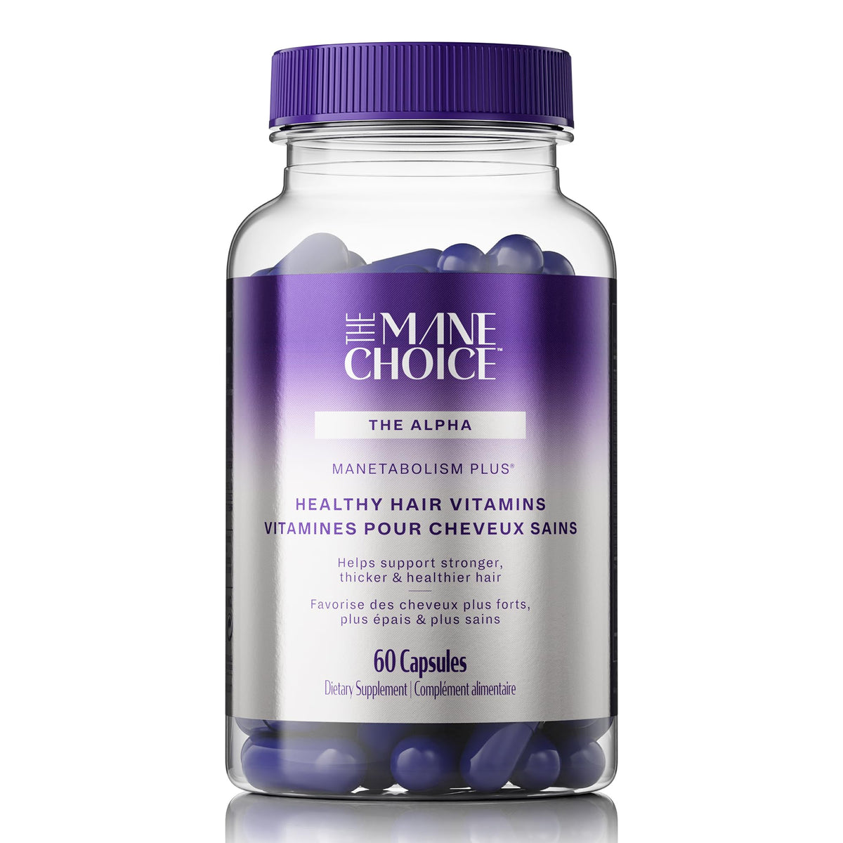 Front view of Manetabolism Plus bottle