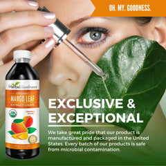 Natural wellness product display featuring a 12oz bottle