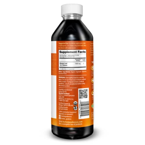 Graphic illustrating digestive support benefits of mango leaf extract