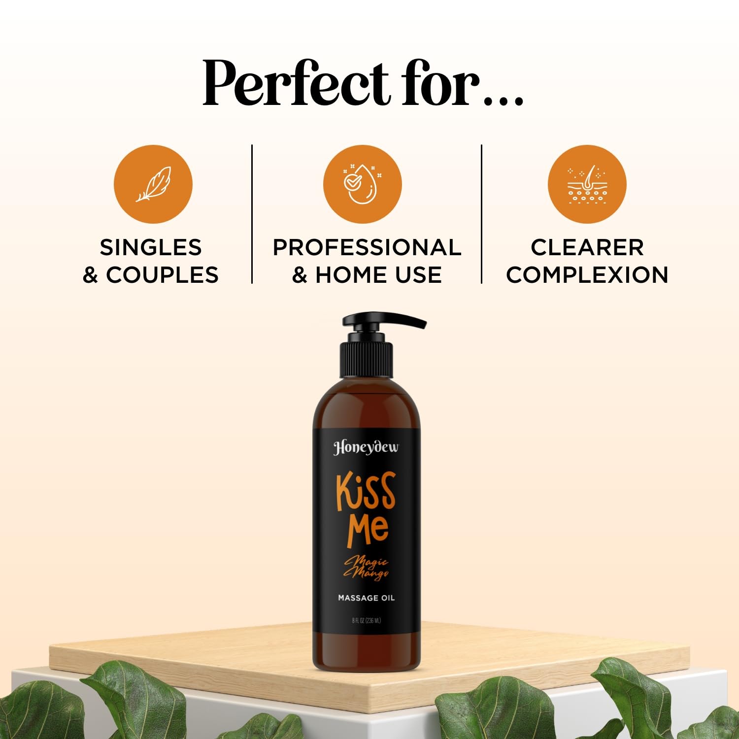Close-up of massage oil texture