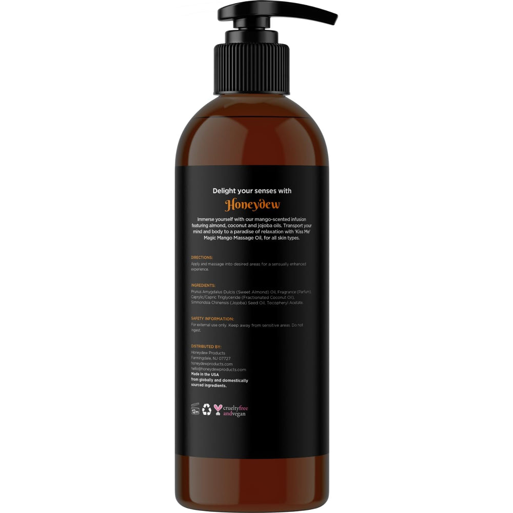 Non-greasy, smooth glide texture of the oil