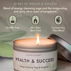 Bracelet with gemstones displayed beside candle