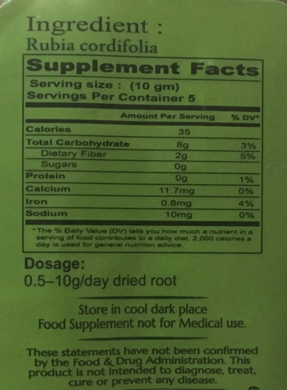 Raw Manjistha roots (Rubia Cordifolia) used to make root sticks