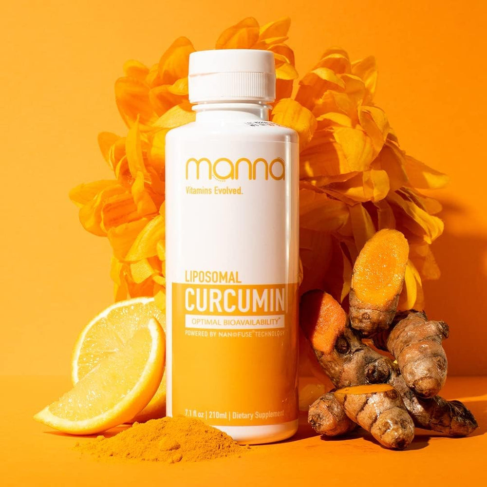 Manna Vitamins Evolved Liposomal Curcumin bottle front view