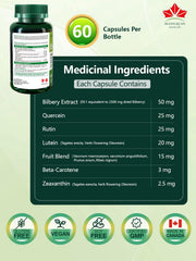 Vegan-friendly supplement bottle with label