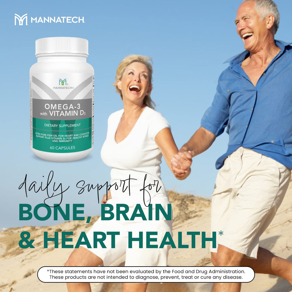 Two omega-3 capsules close-up