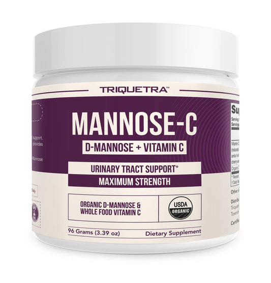 Mannose-C Organic D-Mannose powder bottle for 60 servings