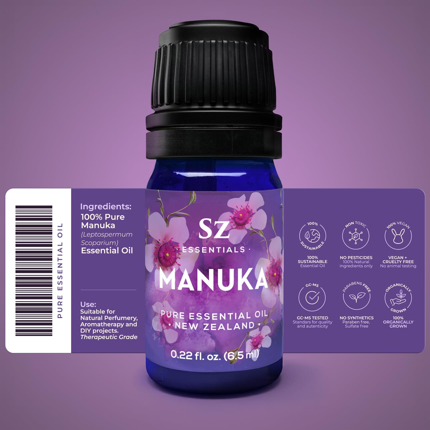 Diffuser blend with Manuka essential oil