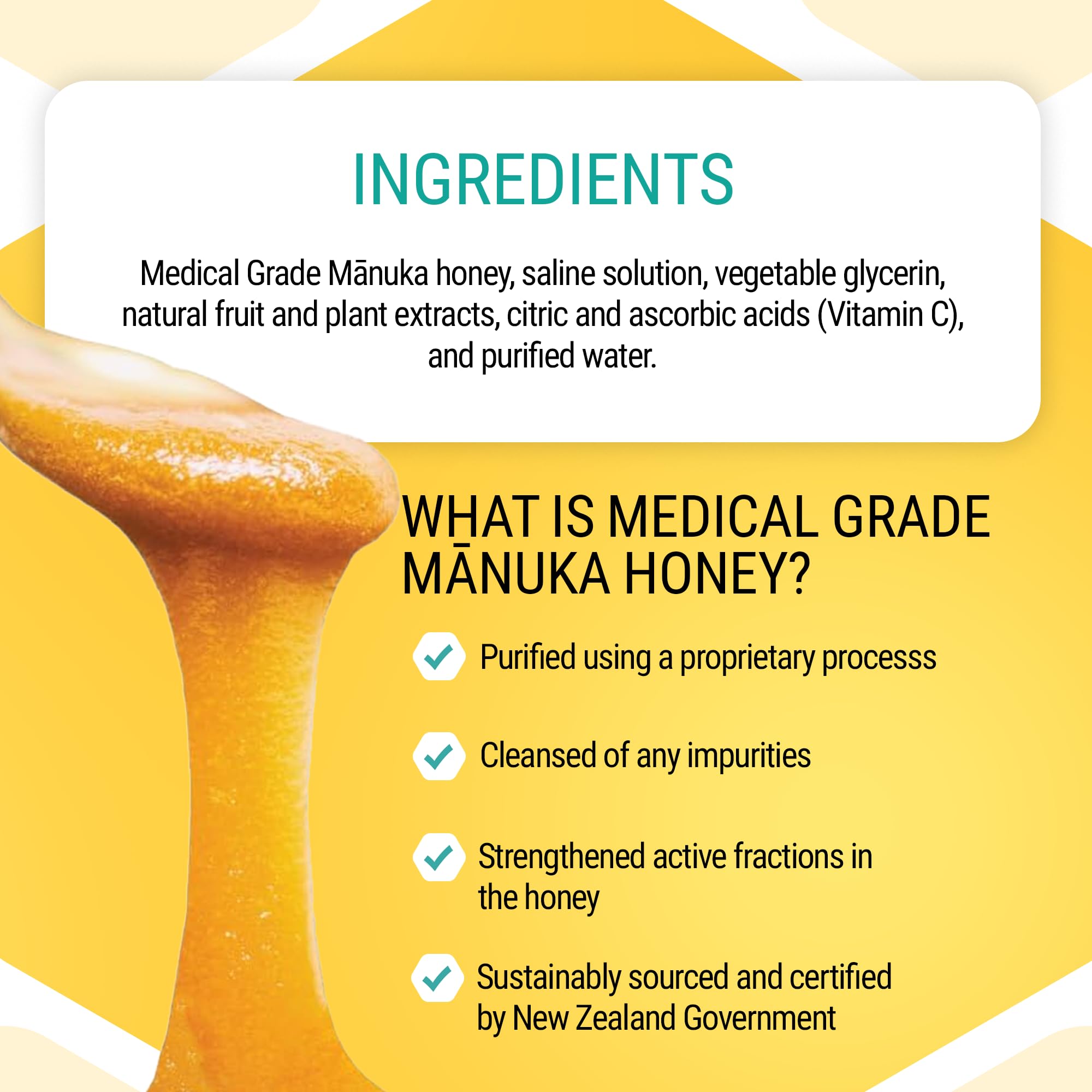 ManukaGuard Deep Allercleanse spray nozzle in action for precise dosing.