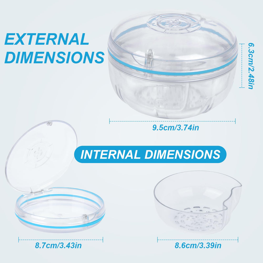 Edge shows leak-proof silicone seal