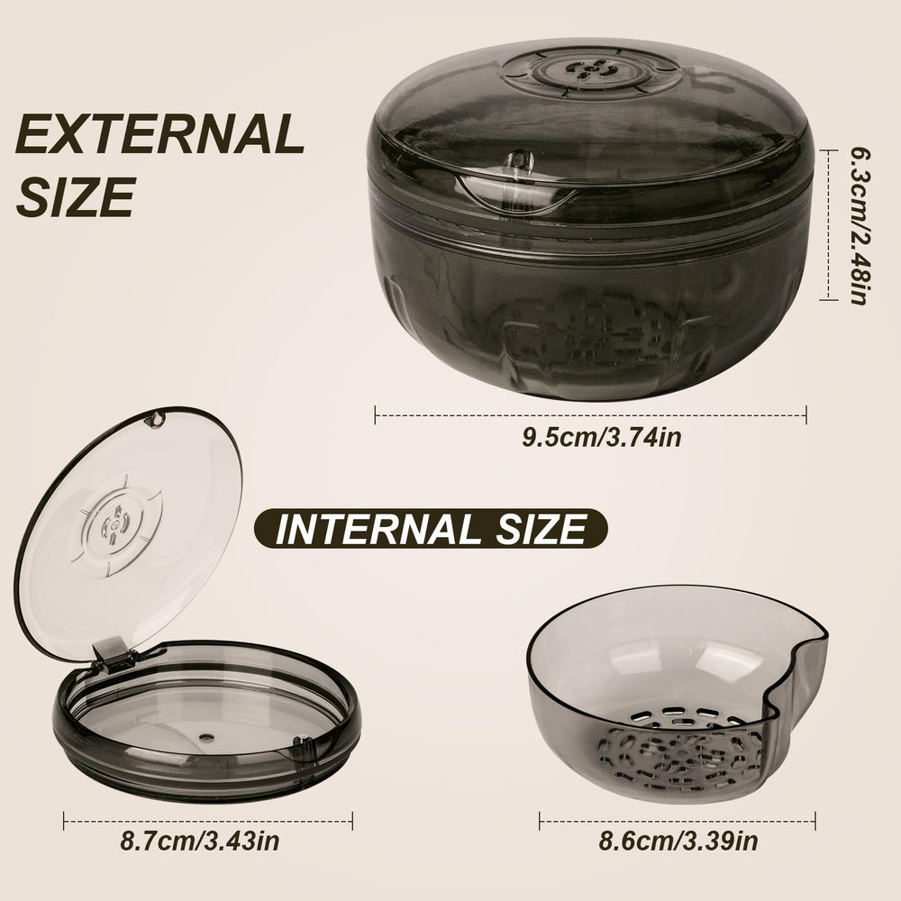 Compact dimensions 3.74 in x 2.48 in for travel