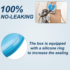 Ventilation holes at the top of the blue case