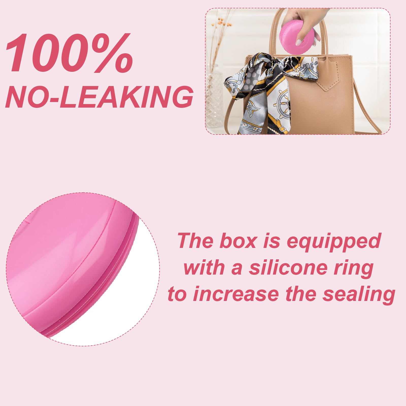 Compact portable denture bath held in hand