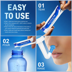 MAOEVER nasal wash bottle compatibility offers enhanced cleansing comfort