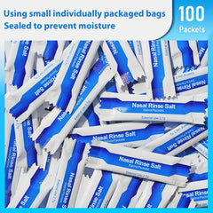 MAOEVER saline packets dissolve easily for smooth nasal irrigation