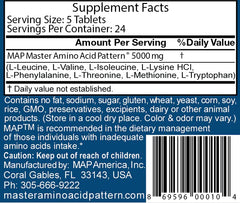 MAP Master Amino Acid Pattern product packaging
