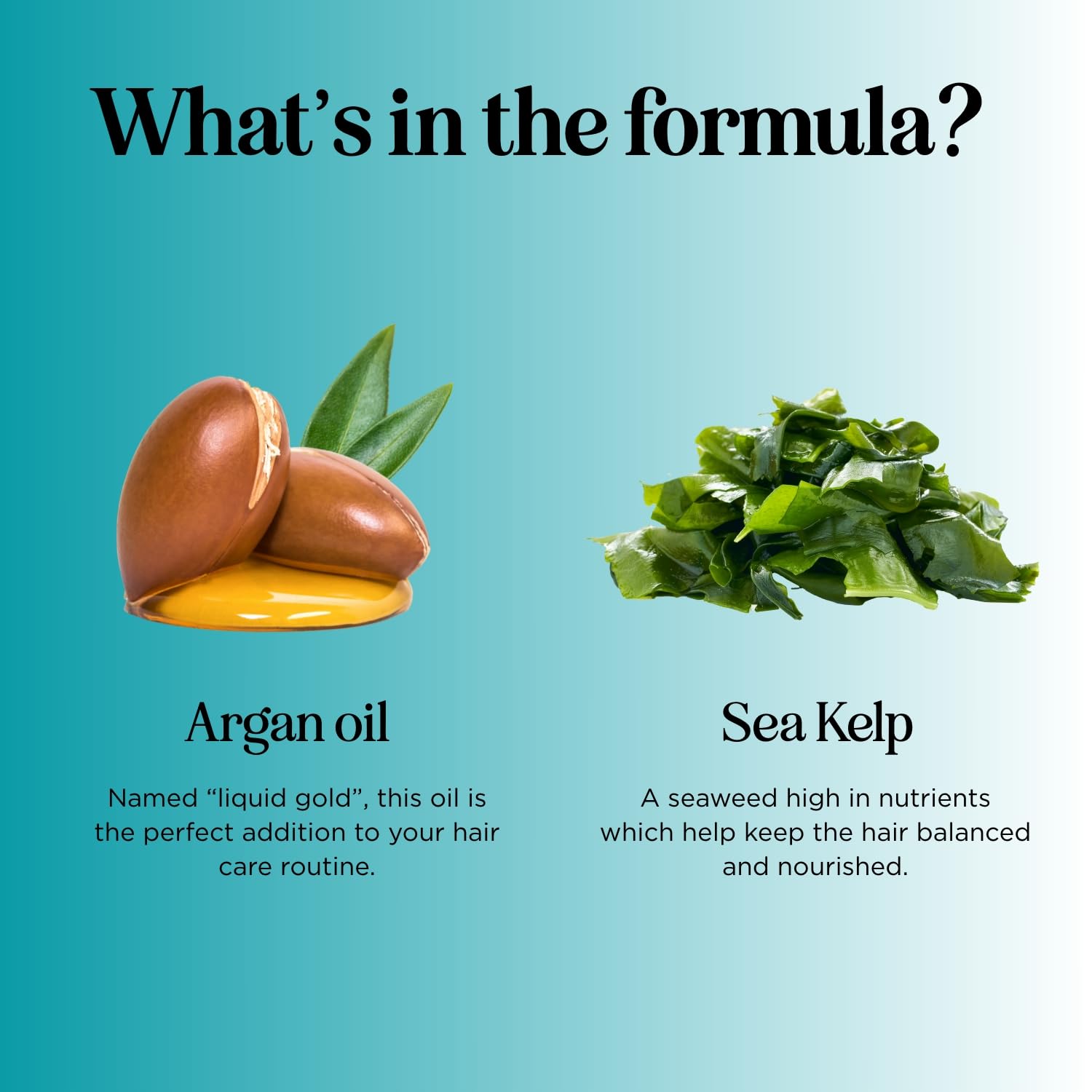 Maple Holistics sea kelp extract hair mist nourishes strands.