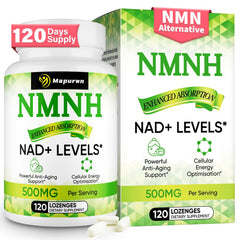 Mapurwn NMNH 500mg NMN supplement bottle front view