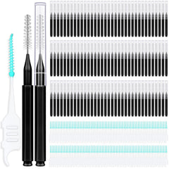 MAPVOLUT 200-Piece Interdental Brush Set with storage box and caps