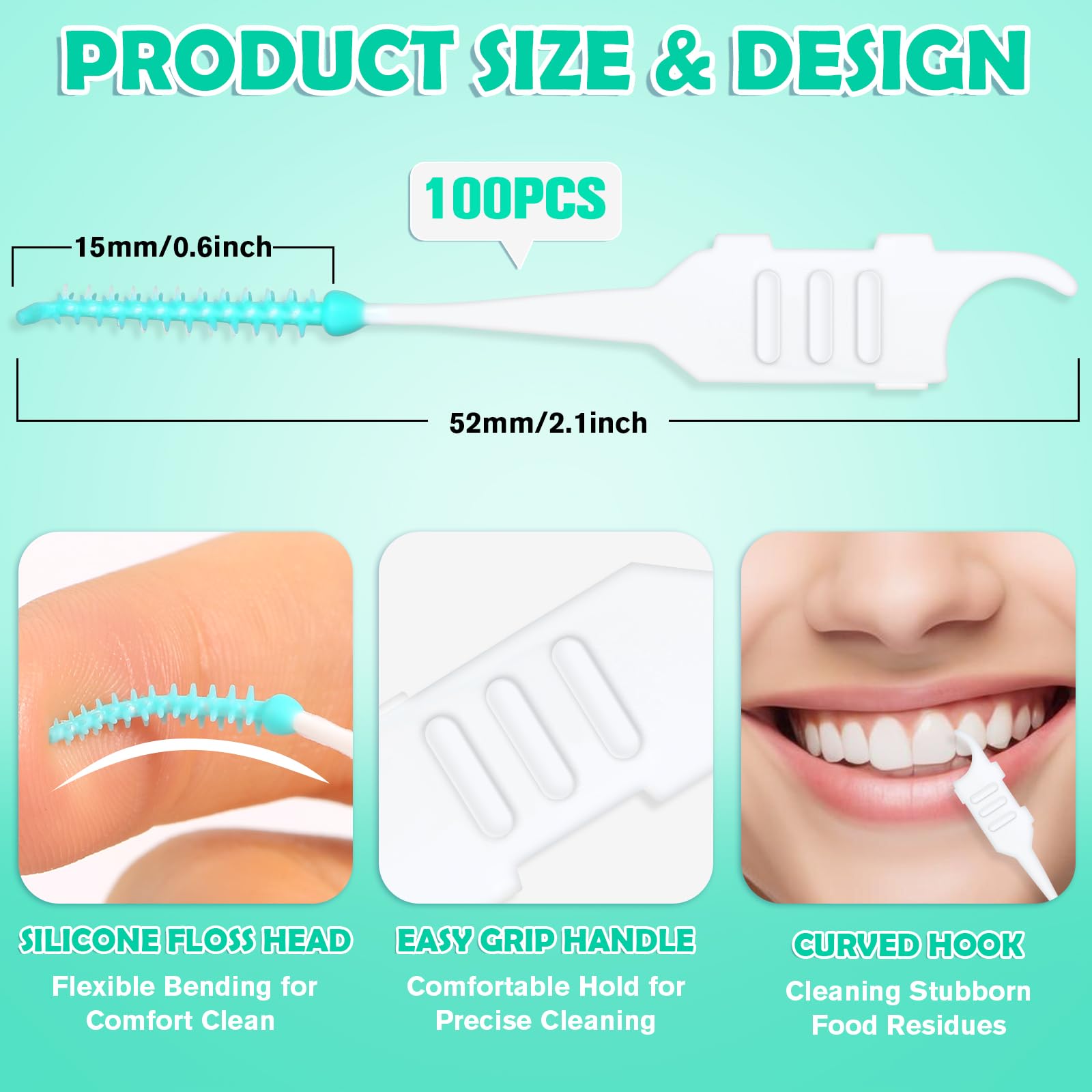 Interdental brushes with protective caps for travel