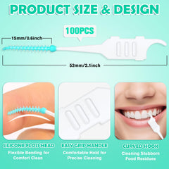 Interdental brushes with protective caps for travel