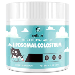 Marafiki liposomal bovine colostrum powder canister with scoop