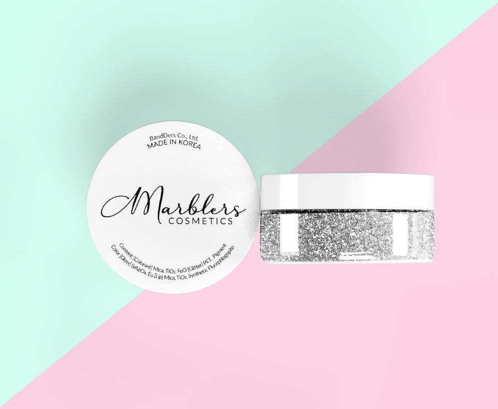 MARBLERS Twinkle Glitter Pansy Purple craft glitter for DIY projects.