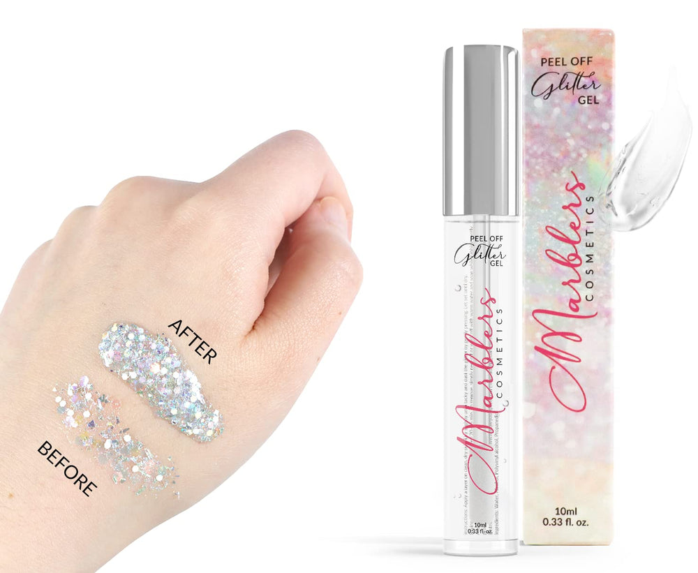 MARBLERS Twinkle Glitter Pansy Purple eye safe sparkle for eye makeup looks.