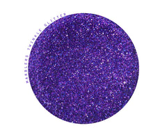 MARBLERS Twinkle Glitter Pansy Purple for eyeshadow and body sparkle on skin.