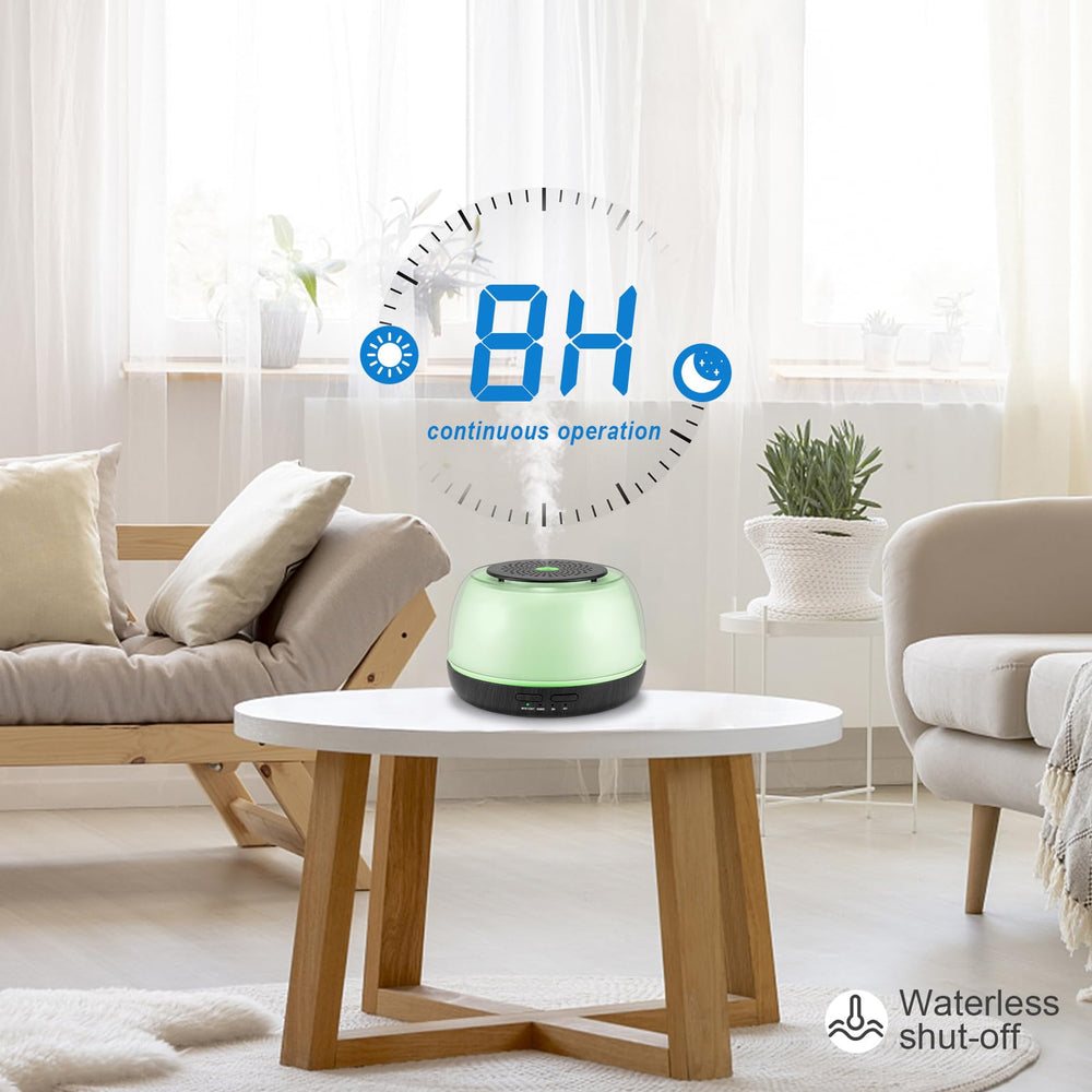 Quiet ultrasonic diffuser ideal for sleep and relaxation