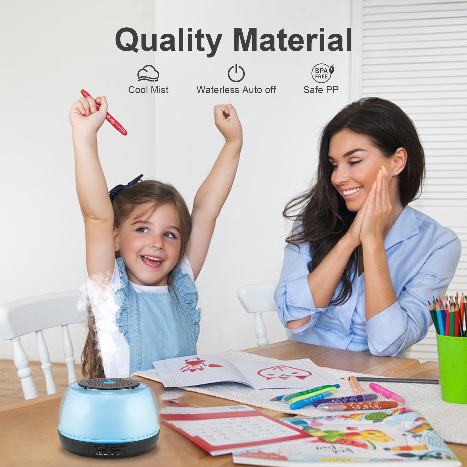 Diffuser with remote control included